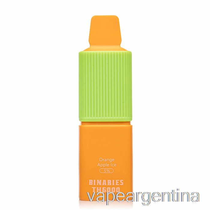 Horizon Binaries Th6000 Desechable Naranja Manzana Hielo Vape Argentina